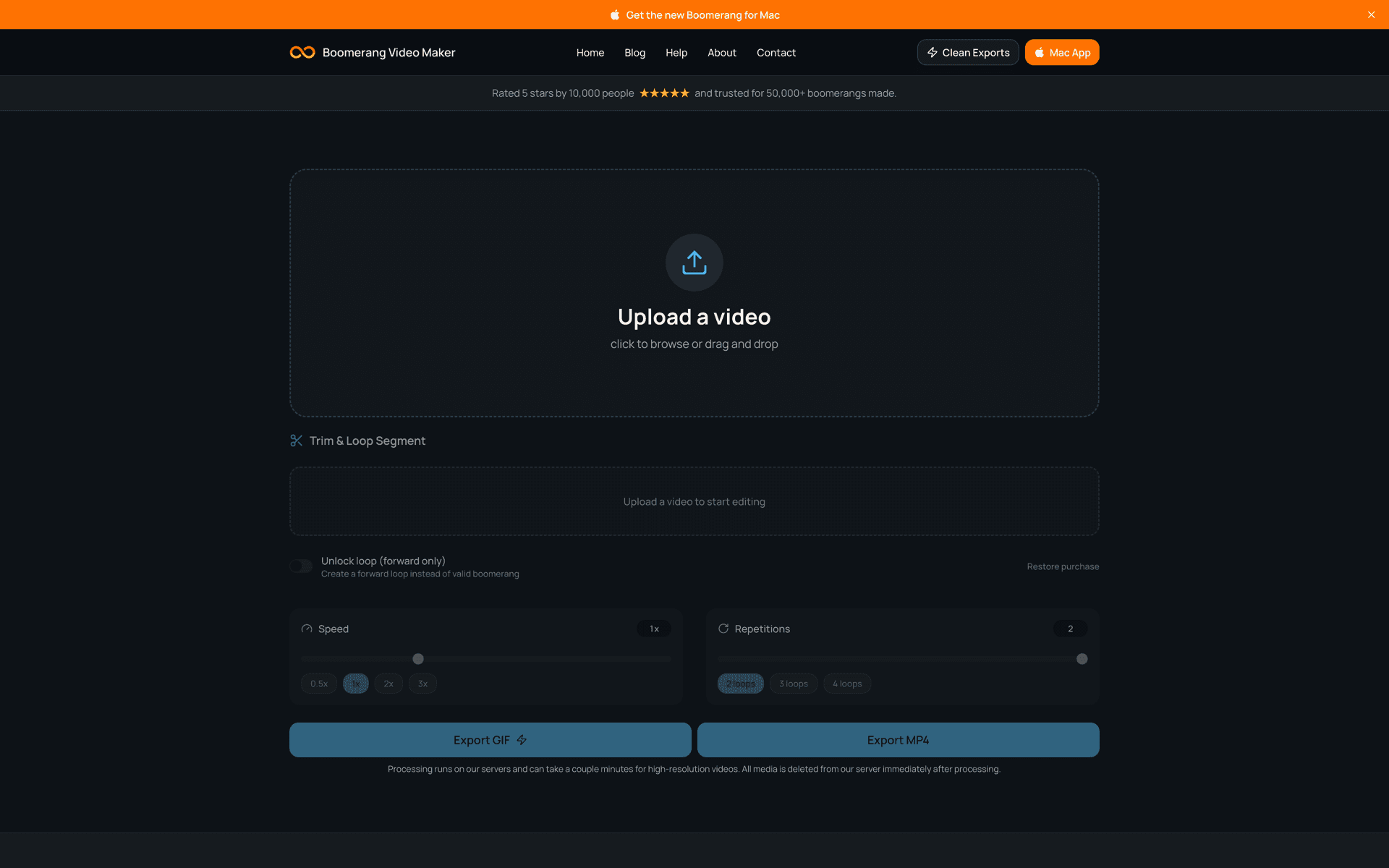boomerang-video-maker.com project screenshot
