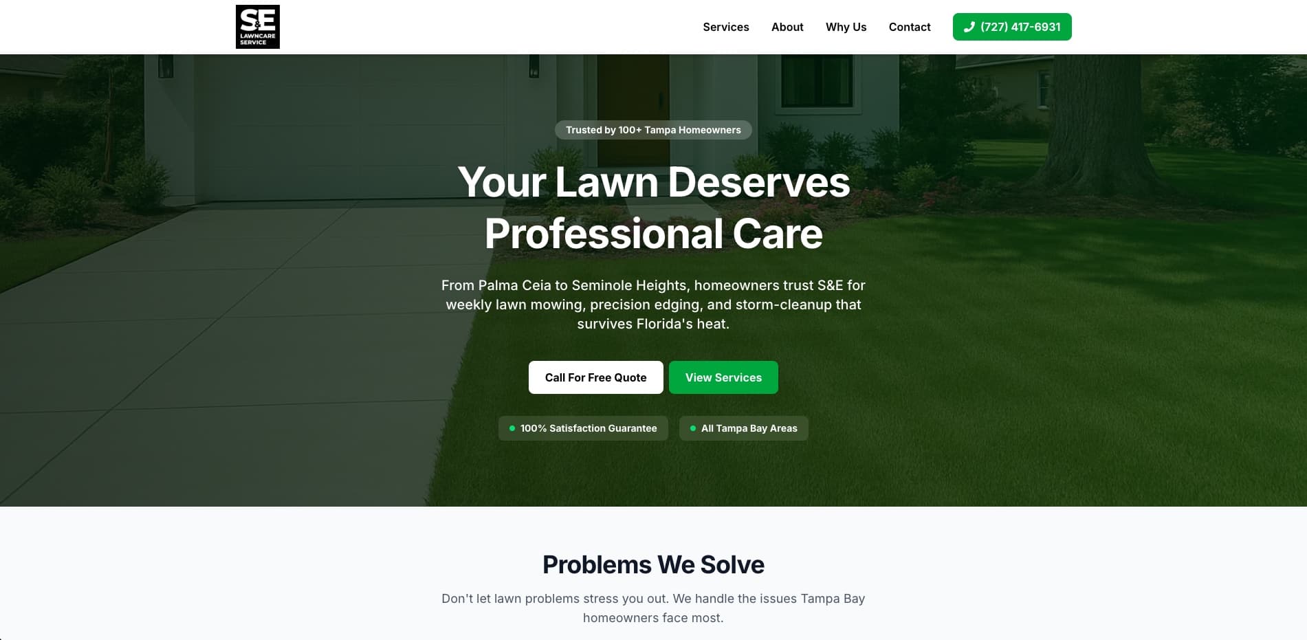selawncare.com project screenshot